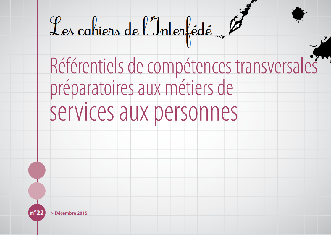 Référentiels de compétences transversales préparatoires aux métiers de