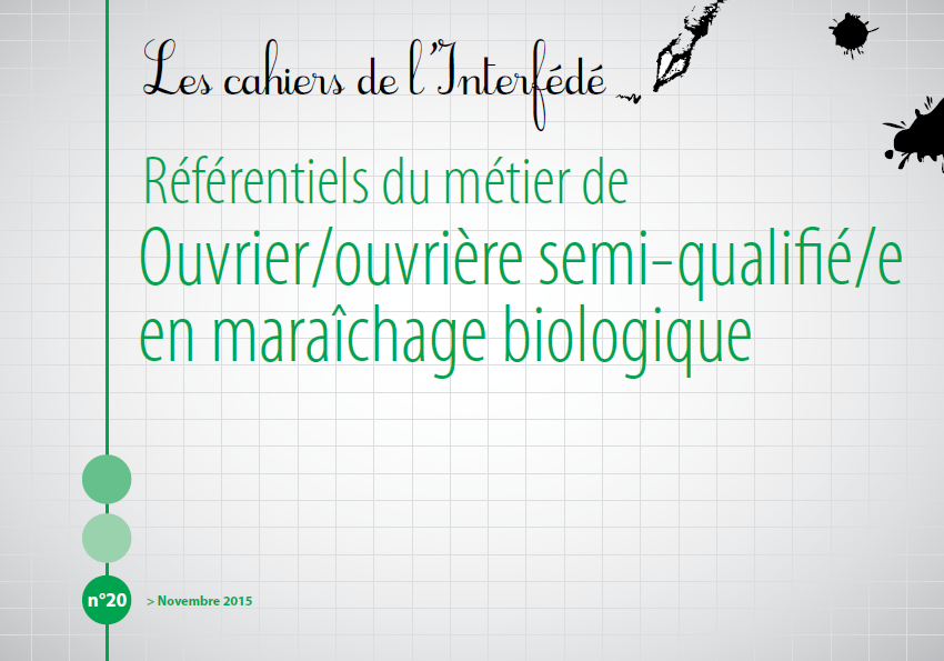 Référentiel du métier d’ouvrier/ouvrière semi-qualifié/e en maraîchage ...