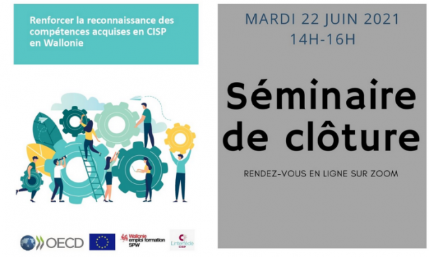 Renforcer la reconnaissance des compétences acquises en CISP – Conférence de Clôture