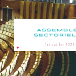 Rejoignez-nous à l’Assemblée sectorielle !