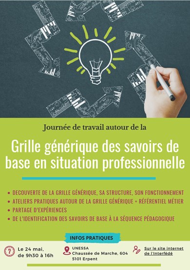 GT transversal sur l’utilisation de la grille générique des savoirs de ...
