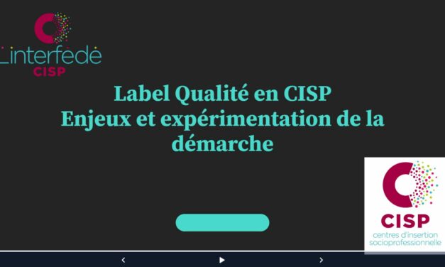 Présentation “Label qualité en CISP”