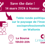Table ronde politique (14/03 Namur)