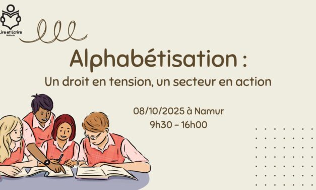 Colloque : Alphabétisation (08 octobre – Namur)