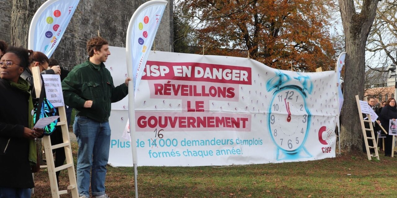 Mobilisation du secteur CISP du 12 novembre