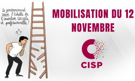 Mobilisation du secteur CISP le 12 novembre
