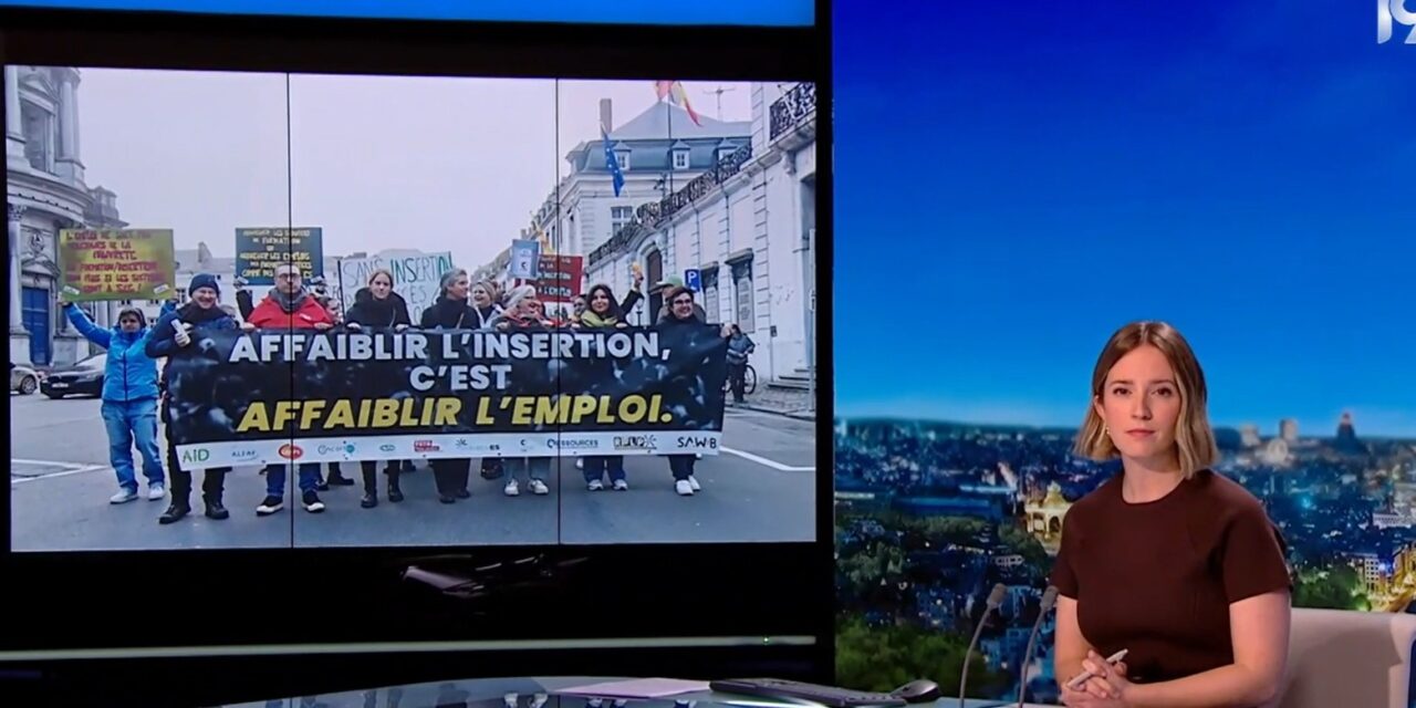 L’insertion, c’est la solution – Manifestation le 11/12 (Namur)