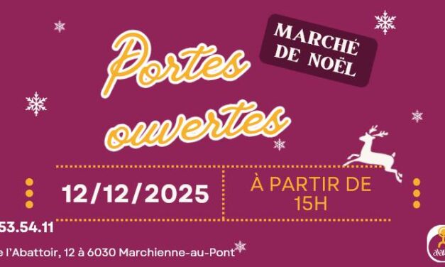 Aventi ASBL : Portes ouvertes, marché de Noël – 12 décembre (Charleroi)