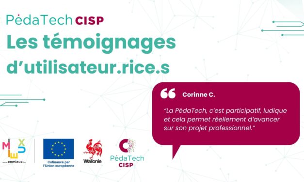 La PédaTech, c’est participatif, ludique et cela permet réellement d’avancer sur son projet professionnel (Corinne C.)