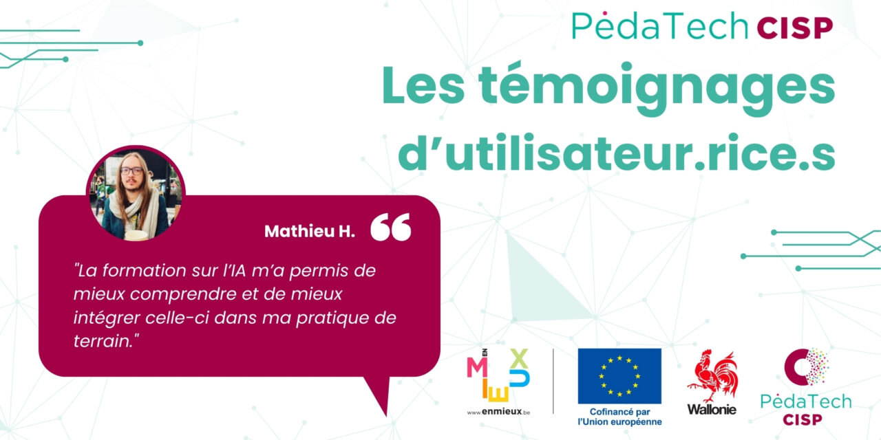 Pedatech – la formation où tu veux, quand tu veux…  Fonce ! (Mathieu H.)
