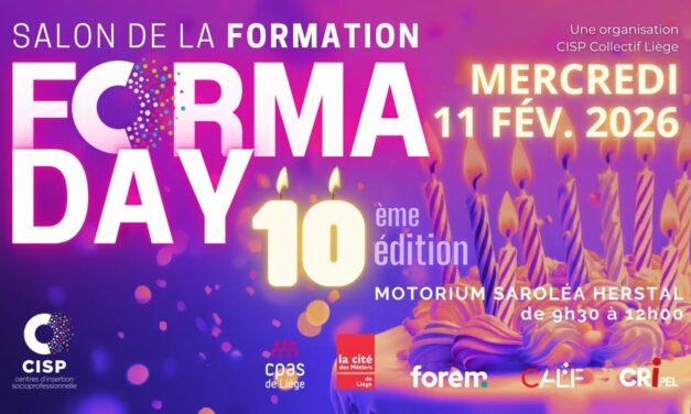 FORMA DAY 10ème édition du salon de la formation des CISP (11 février – Herstal)