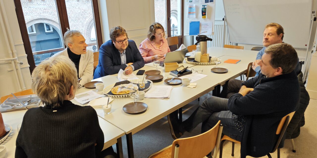 Visite du président des Engagés au CISP Forma