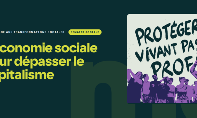 L’économie sociale pour dépasser le capitalisme (16 et 17 avril – Charleroi)