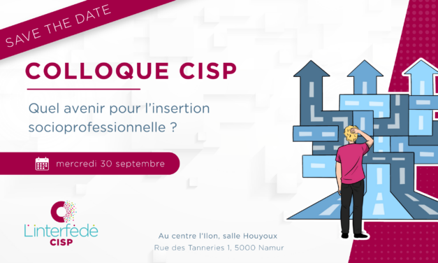 Save the date – Colloque CISP le 30/09 à Namur