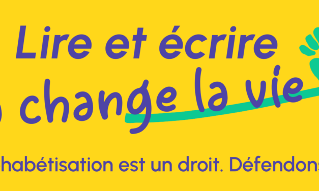 Lire et écrire, ça change la vie ! Journée internationale de l’alphabétisation